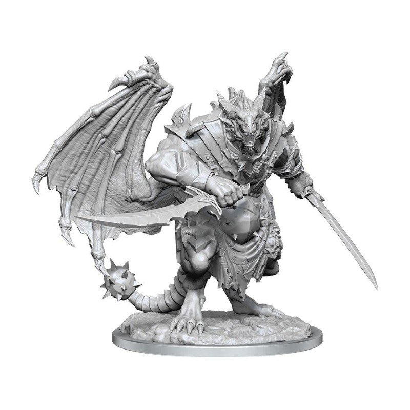 D&D Nolzur's Marvelous Miniatures Unpainted Miniature Draconian Dreadnought | 0634482906101