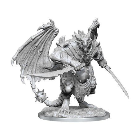 D&D Nolzur's Marvelous Miniatures Unpainted Miniature Draconian Dreadnought | 0634482906101