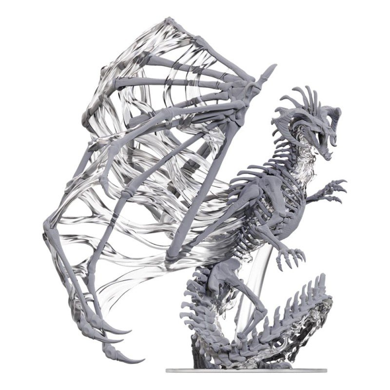 D&D Nolzur's Marvelous Miniatures à peindre Black Dracolich 30 cm | 0634482907979