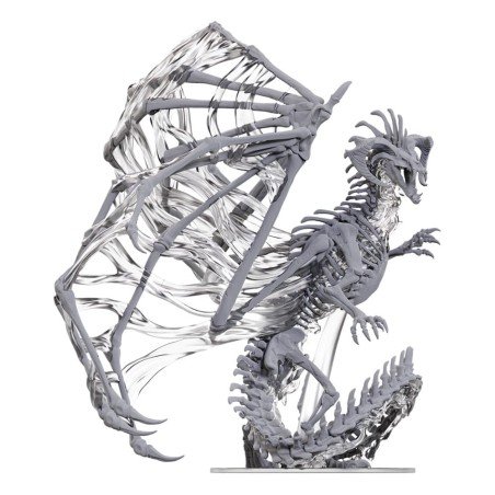 D&D Nolzur's Marvelous Miniatures à peindre Black Dracolich 30 cm | 0634482907979