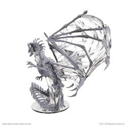 D&D Nolzur's Marvelous Miniatures à peindre Black Dracolich 30 cm | 0634482907979