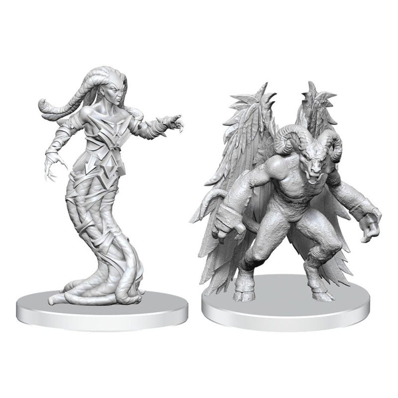 Pathfinder Deep Cuts miniatures à peindre Gylou (Handmaiden Devil) & Ferrugon (Rust Devil) | 0634482908372