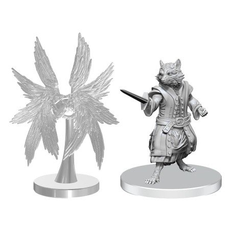 Pathfinder Deep Cuts miniatures à peindre Procyal (Raccoon Agathion) & Zoaem (Ring Archon)l) | 0634482908389