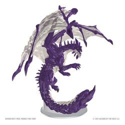 D&D Nolzur's Marvelous Miniatures Unpainted Miniatures Adult Amethyst Dragon 38 cm | 0634482908648