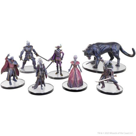 D&D The Legend of Drizzt 35th Anniversary pre-painted Miniatures Family & Foes Boxed Set | 0634482962145
