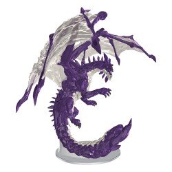 D&D Icons of the Realms miniature prépeinte "Boxed Miniature" Adult Amethyst Dragon 38 cm | 0634482963197