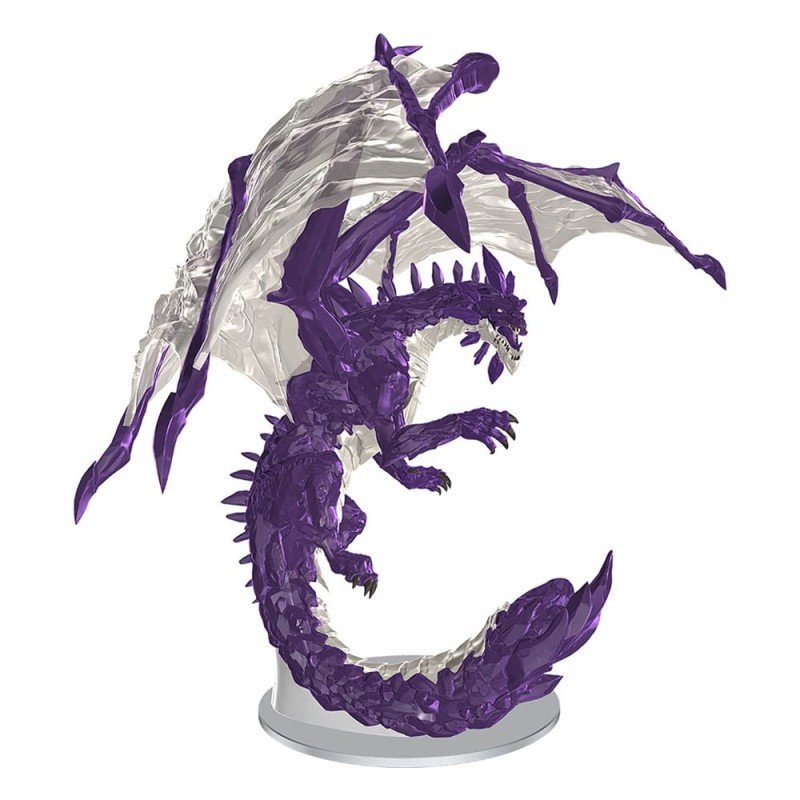 D&D Icons of the Realms Boxed prepainted Miniatures Adult Amethyst Dragon 38 cm | 0634482963197