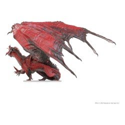 D&D Icons of the Realms Prepainted Miniature Adult Red Dragon Tyrant 18 cm | 0634482963210