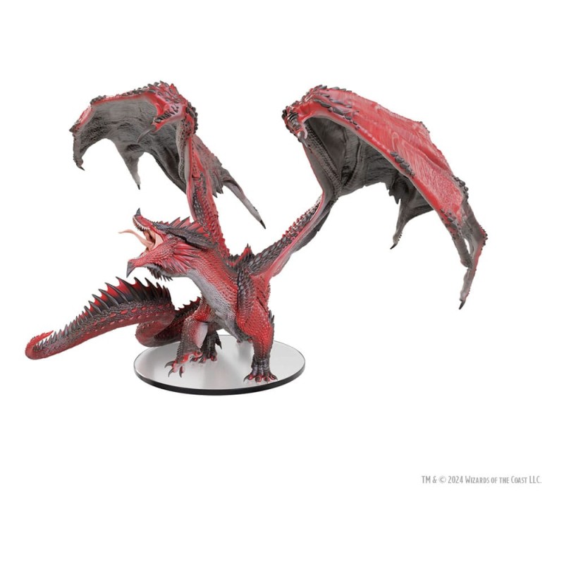 D&D Icons of the Realms Prepainted Miniature Adult Red Dragon Tyrant 18 cm | 0634482963210