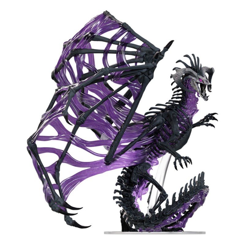 D&D Icons of the Realms Boxed prepainted Miniatures Black Dracolich 30 cm | 0634482963227