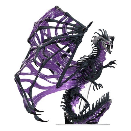 D&D Icons of the Realms Boxed prepainted Miniatures Black Dracolich 30 cm | 0634482963227
