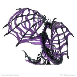 D&D Icons of the Realms Boxed prepainted Miniatures Black Dracolich 30 cm | 0634482963227