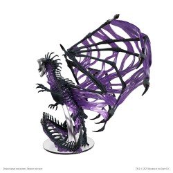 D&D Icons of the Realms Boxed prepainted Miniatures Black Dracolich 30 cm | 0634482963227