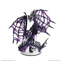 D&D Icons of the Realms Boxed prepainted Miniatures Black Dracolich 30 cm | 0634482963227