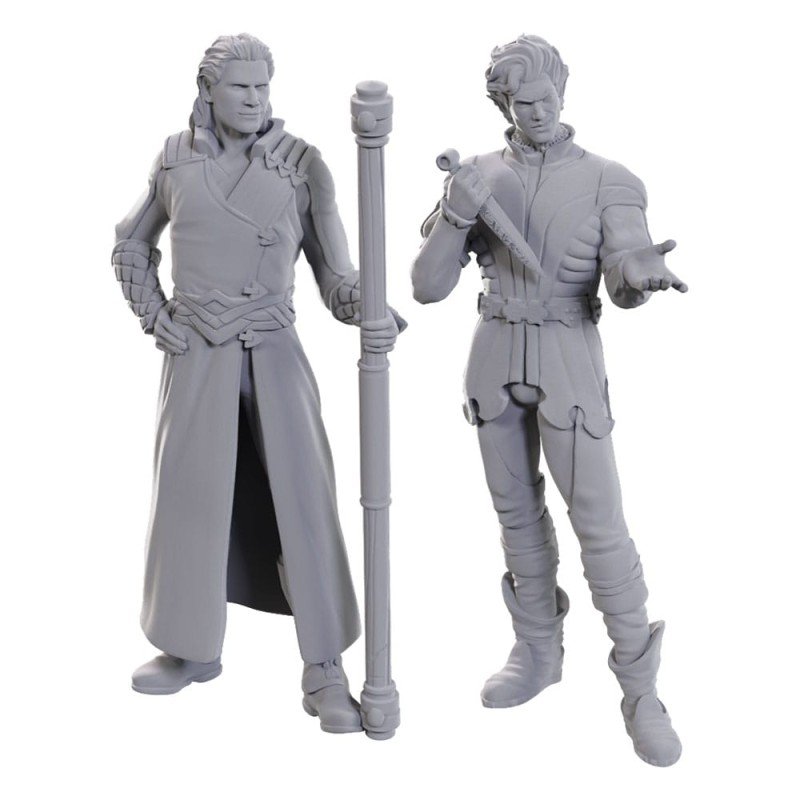 D&D Nolzur's Marvelous Miniatures Unpainted Miniature Gale & Astarion | 0634482963661