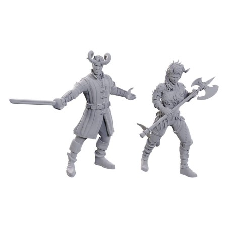 D&D Nolzur's Marvelous Miniatures Unpainted Miniature Wyll & Karlach | 0634482963678