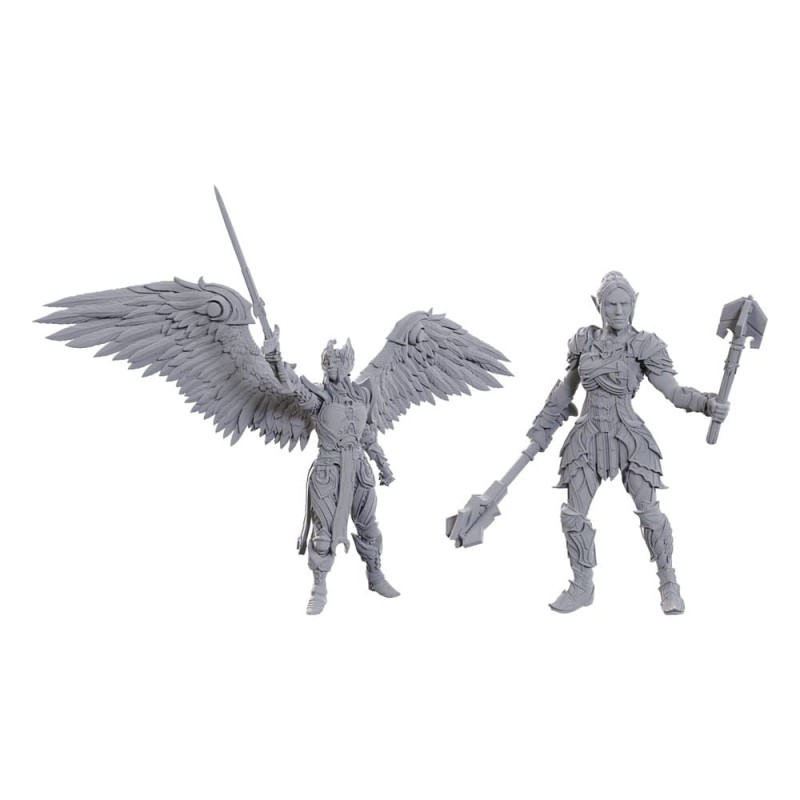 D&D Nolzur's Marvelous Miniatures Unpainted Miniature Dame Aylin & Minthara | 0634482963692