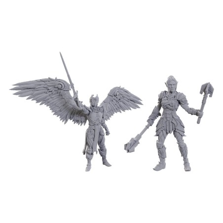 D&D Nolzur's Marvelous Miniatures Unpainted Miniature Dame Aylin & Minthara | 0634482963692