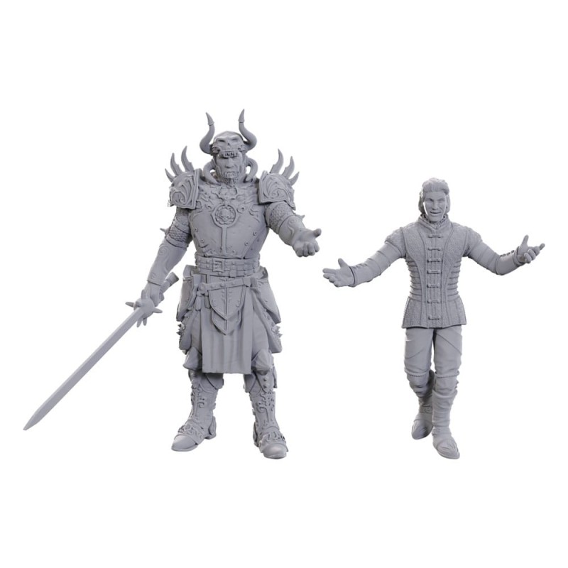 D&D Nolzur's Marvelous Miniatures Unpainted Miniature Sarevok Anchev & Raphael | 0634482963715