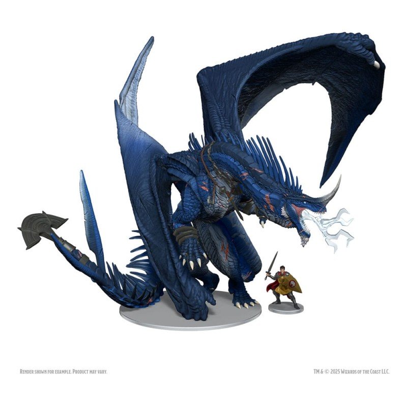 D&D Icons of the Realms Boxed prepainted Miniatures Ancient Blue Dragon 20 cm | 0634482963821