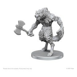 Pathfinder Deep Cuts Unpainted Miniatures Werewolf & Wereboar | 0634482975831