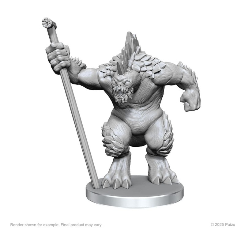 Pathfinder Deep Cuts Unpainted Miniatures Xulgath Skirmisher & Stoneliege | 0634482975848