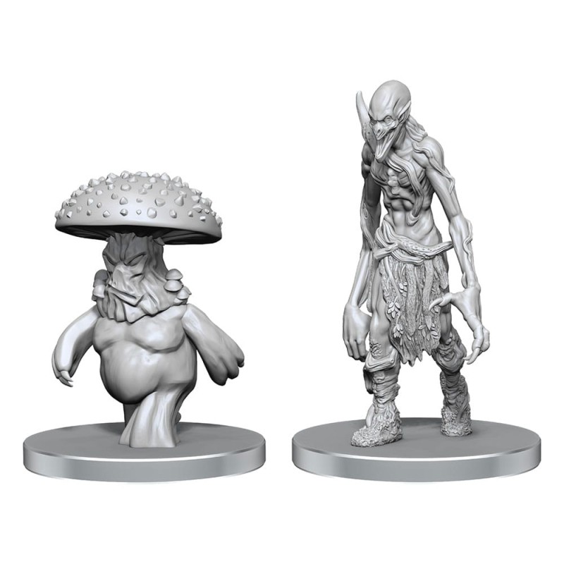 Pathfinder Deep Cuts Unpainted Miniatures Myceloid & Grimstalker | 0634482975855