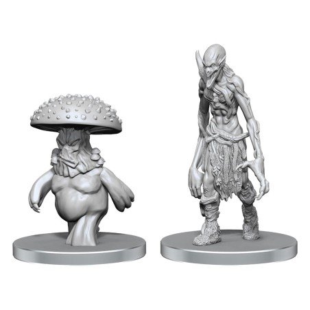 Pathfinder Deep Cuts Unpainted Miniatures Myceloid & Grimstalker | 0634482975855