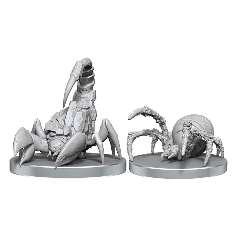 Pathfinder Deep Cuts Unpainted Miniatures Cave Scorpion & Hunting Spider | 0634482975886
