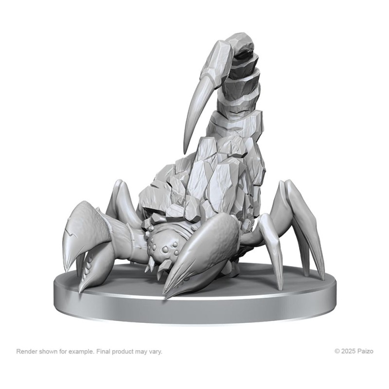 Pathfinder Deep Cuts Unpainted Miniatures Cave Scorpion & Hunting Spider | 0634482975886