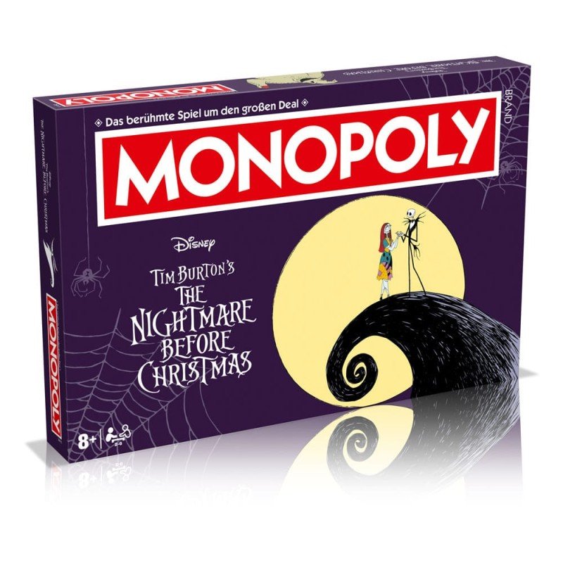 Monopoly jeu de plateau L'Étrange Noël de monsieur Jack *ALLEMAND* | 5036905060981