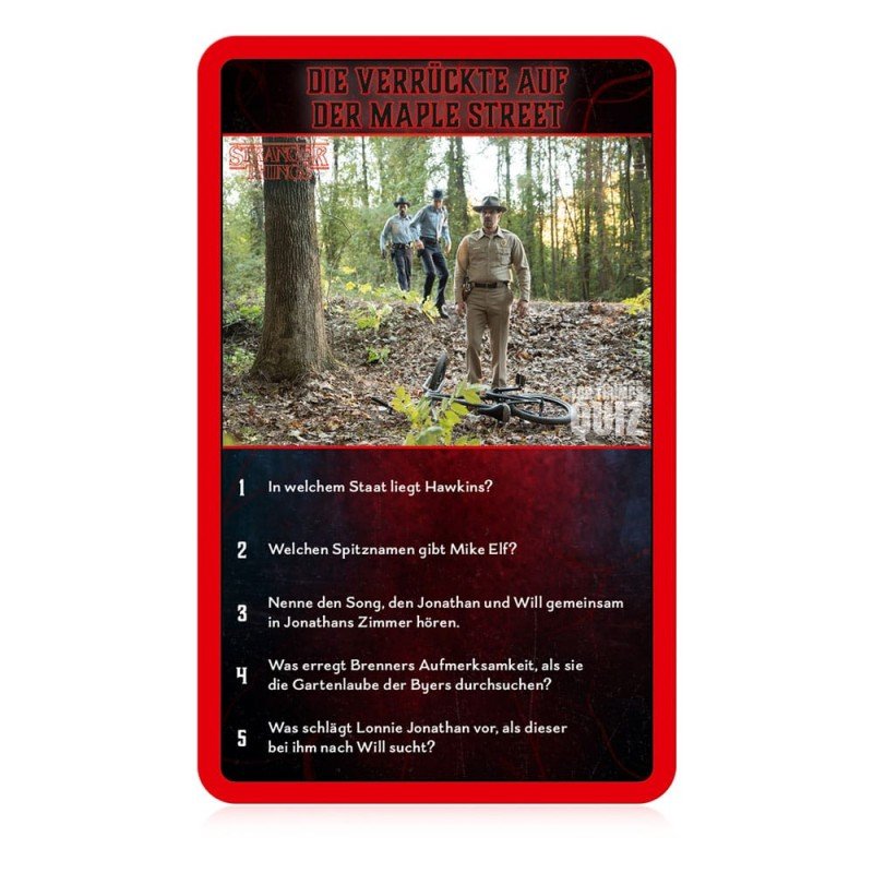 Stranger Things jeu de cartes Top Trumps Quiz *ALLEMAND* | 5036905056793