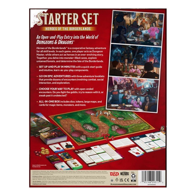 Dungeons & Dragons RPG Starter Set: Heroes of the Borderlands english | 0195166293110