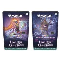 Magic the Gathering Lorwyn eclipsado présentoir decks Commander (4) *ESPAGNOL *