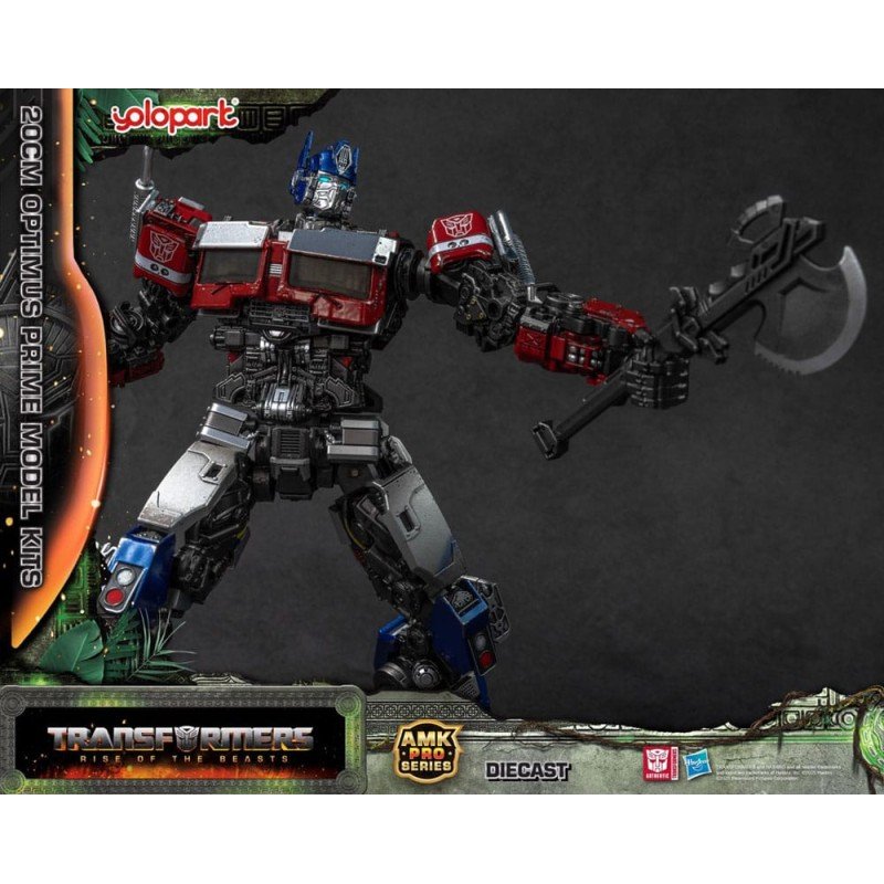 Transformers: Rise of the Beasts figurine Plastic Model Kit AMK Pro Series Optimus Prime (Oversea Version) 20 cm   