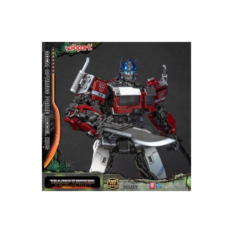 Transformers: Rise of the Beasts figurine Plastic Model Kit AMK Pro Series Optimus Prime (Oversea Version) 20 cm   