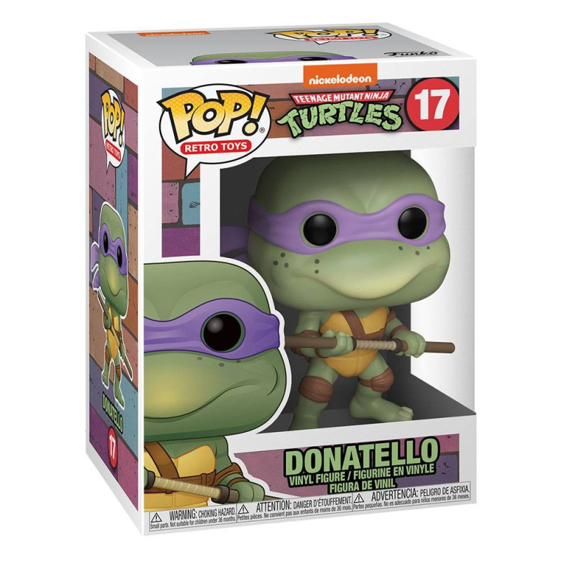 Les Tortues Ninja Figurine Funko POP! Television Vinyl Donatello 9 cm
