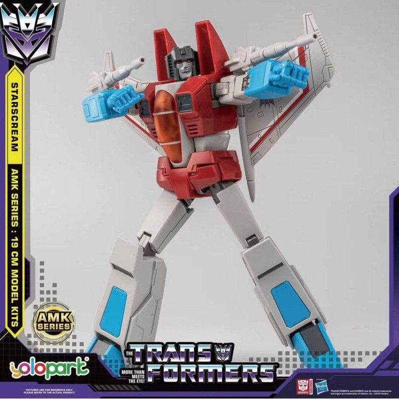 Transformers Generation One figurine Plastic Model Kit AMK Series Starscream 19 cm    