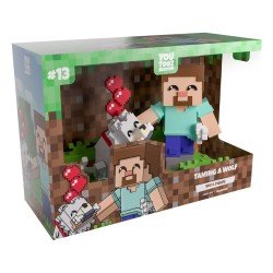 Minecraft Vinyl figurine Taming a Wolf 10 cm | 0810190430965