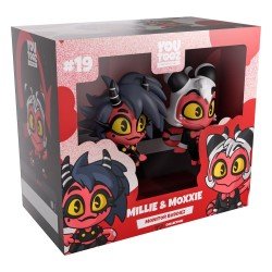 Helluva Boss Vinyl Figures Millie & Moxxie Monitor Buddiez | 0810190435021