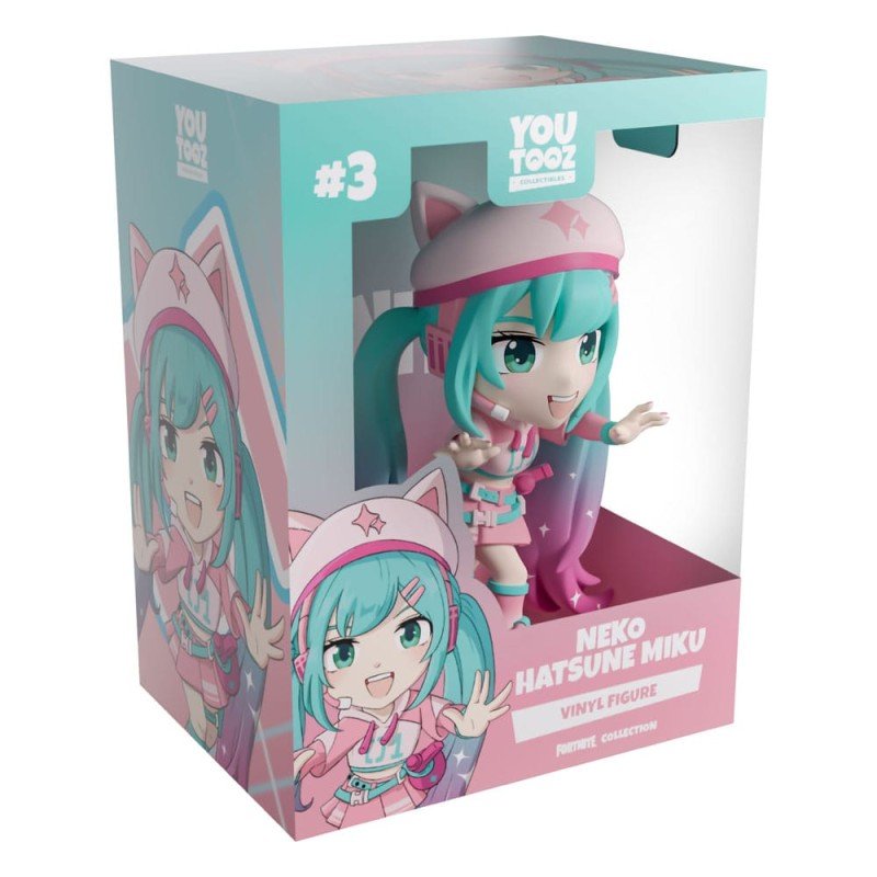 Fortnite x Miku Vinyl figurine Neko Hatsune Miku 12 cm | 0810190435083