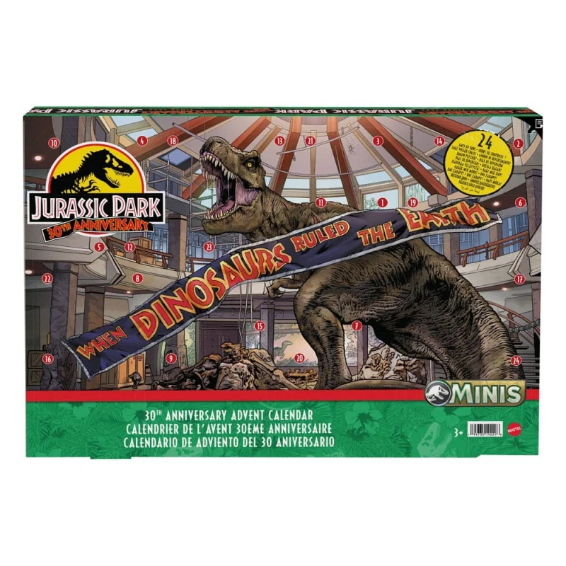 Jurassic Park 30ème anniversaire - Calendrier de l'avent - Minis | 194735192298