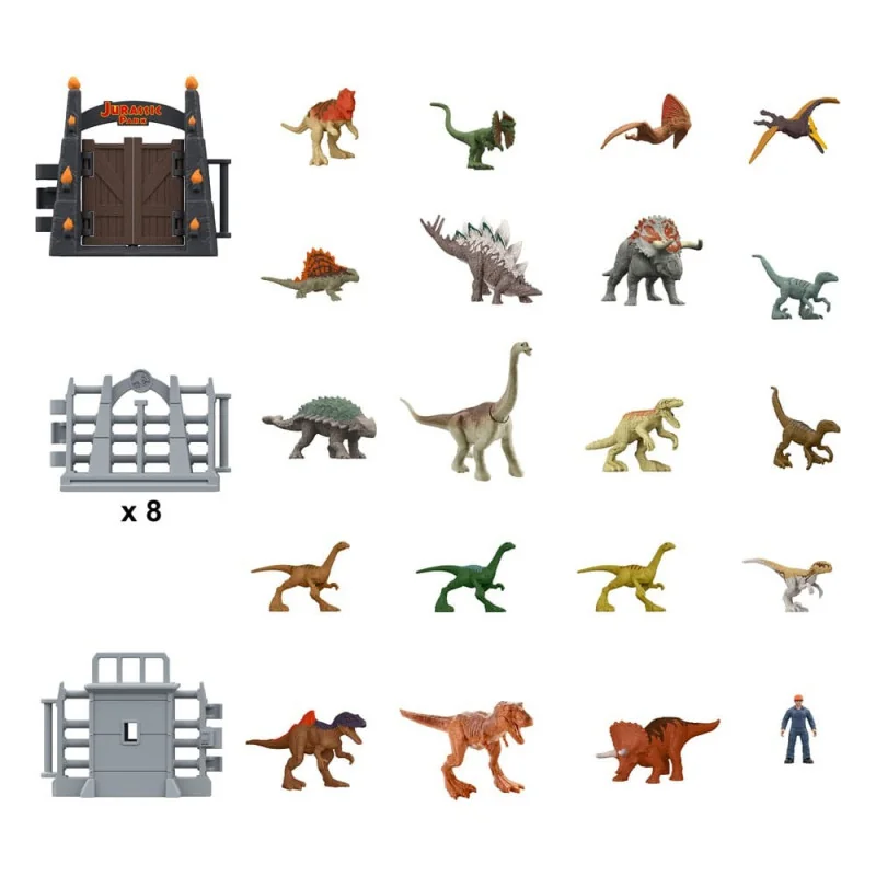 Jurassic Park 30ème anniversaire - Calendrier de l'avent - Minis | 194735192298