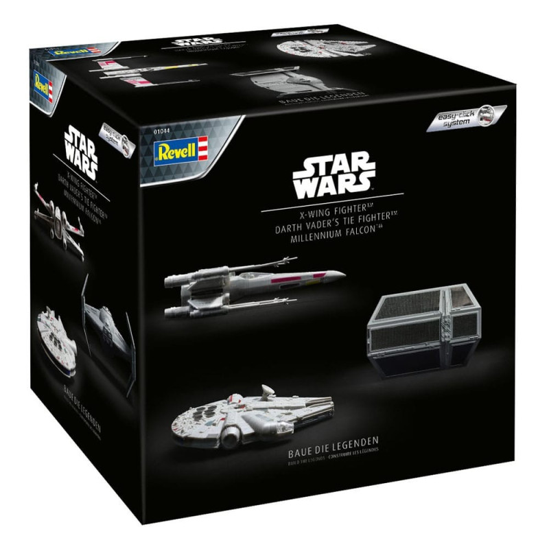 Star Wars - Calendrier de l'avent - Millennium Falcon, X-Wing Fighter, Darth Vader's Tie Fighter