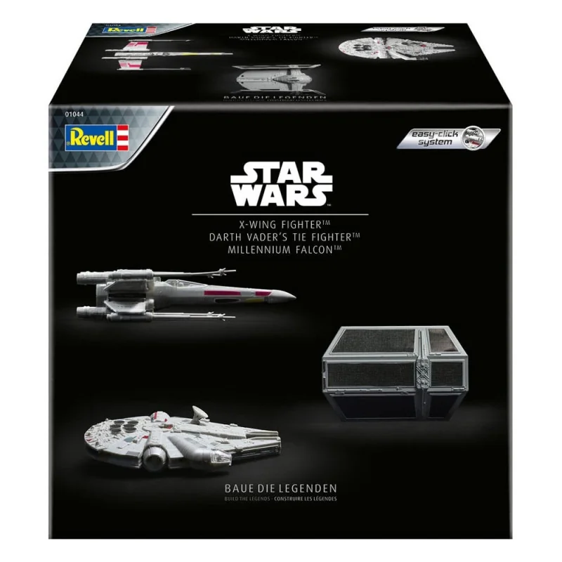 Star Wars - adventskalender - Millennium Falcon, X-Wing Fighter, Darth Vader's Tie Fighter | 4009803010441