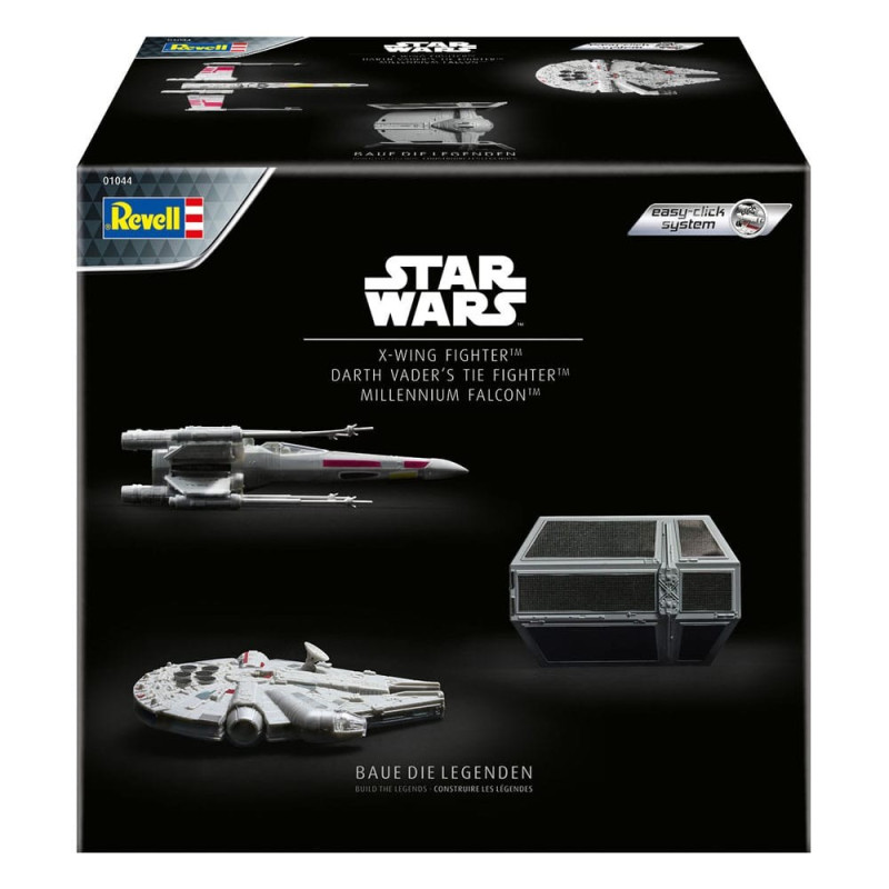 Star Wars - Calendrier de l'avent - Millennium Falcon, X-Wing Fighter, Darth Vader's Tie Fighter