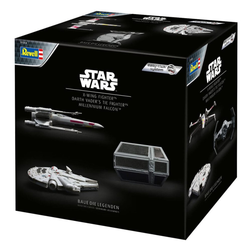 Star Wars - adventskalender - Millennium Falcon, X-Wing Fighter, Darth Vader's Tie Fighter