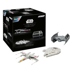 Star Wars - adventskalender - Millennium Falcon, X-Wing Fighter, Darth Vader's Tie Fighter