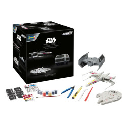 Star Wars - Calendrier de l'avent - Millennium Falcon, X-Wing Fighter, Darth Vader's Tie Fighter
