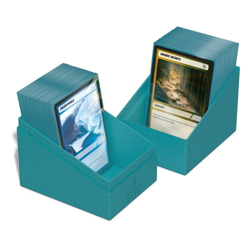 Ultimate Guard Return To Earth Boulder Deck Case 133+ taille standard Bleu Pétrole